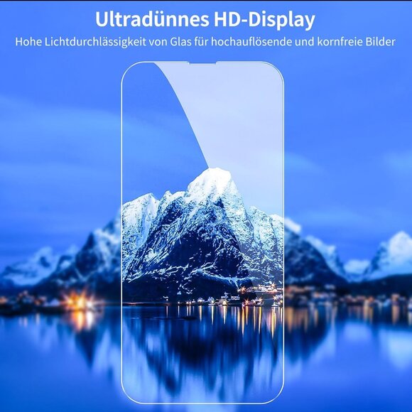 iPhone 14 Pro Max Screen Protectors 3 Pack Tempered Glass - Picture 9 of 10